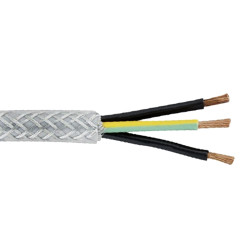 Control Cable liczba żył 3 0.75 mm² Ekranowany Lapp 12 A średnica zew 8.5mm Przezroczysty