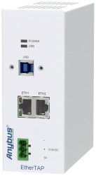 Urządzenie monitorujące przemysłowy Ethernet Anybus EtherTAP2 513-20011A