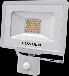 LX400226 LED floodlight, 30 W, 4000 K, 3000 lm, white, IP65, ... , sensor