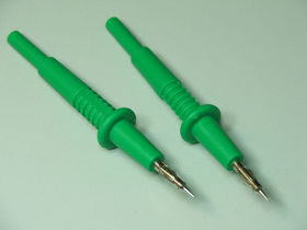 Końcówka pomiarowa 20.157.4 igła 4mm;zielona;105mm PVC 1000V