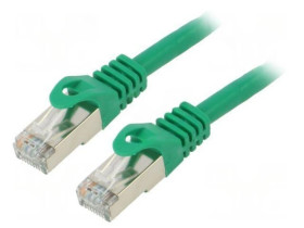 PCF6-10CC-1500-G Patch cord F/UTP Cat: 6 RJ45 wtyk z obu stron linka CCA 15m