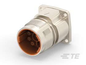 Złącze wielostykowe przemysłowe 8-pinowe Montaż na kołnierzu Gniazdo TE Connectivity