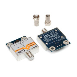 Wzmacniacz anten. LNA-169 DVB-T 24dB HFO do anten DIPOL lub siatkowych antenowy anteny