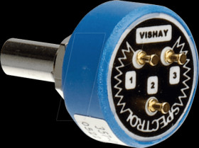 357B0102MXB251S22 Rotary Potentiometer, 1 kOhm, linear, 6.35 mm