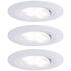 Paulmann 99931.0 Calla LED Recessed Light Set 19.5W IP65 White Matt