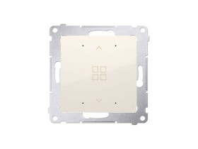 SIMON 54 Grupowy sterownik roletowy do przewodowego sterowania DEZ1L.01/.. kremowy DEZ1G.01/41 KONTAKT SIMON