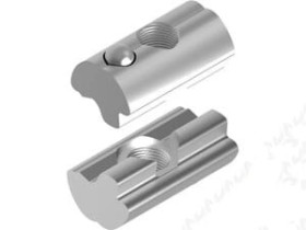 Wpust przesuwny z kulką M8