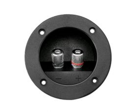 Gniazdo kolumnowe okrągłe 2x gn.bananowe