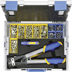 Klauke LBOXX65B Crimper Set 223-Piece Incl. Cutter &amp; L-Boxx
