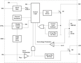 TPS61043: constant current LED driver