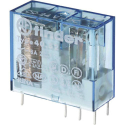 Finder 50.16.9.024.5510 PCB Relay 24V DC 8A EN 61810-3 RT III 5 NO/1 NC