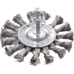 kwb 603030 disc brush extra strong HSS steel wire 75mm diameter