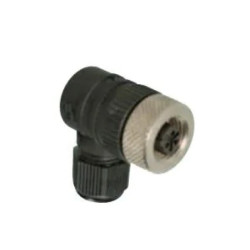 Złącze do samokonfekcjonowania 1/2 męskie katowe 3-pinowe z gwintowanym złączem montaż z zaciskami śrubowymi RSCW 3U/9