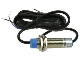 Czujnik; indukcyjny; LM18-4008A; dwuprzewodowy; NO; 8mm; 24÷240V; AC/DC; 300mA; cylindryczny metalowy; fi 18mm; wysunięty; z prz