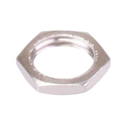 U76 APEM Nickel Plated Hex Nut for 6.35mm Toggle Switch