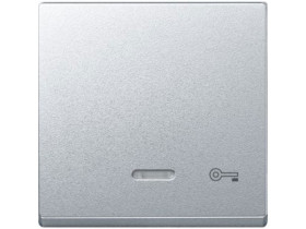 MERTEN SYSTEM M Klawisz z lampką sygnalizacyjną i oznaczeniem „klucz” aluminium MTN430760 SCHNEIDER ELECTRIC