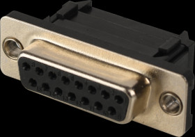114-15-2-00-10-60 D-SUB socket, 15-pin, for IDC ribbon cable