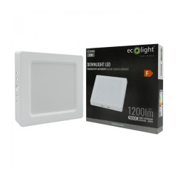 Downlight LED n/t kwadrat 12W 1200lm 4000K biały DL-1 EC20460 EcoLight