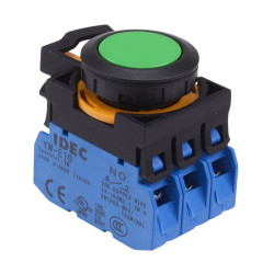 CW1B-A1E30G Green Maintained Push Button Switch 3NO IP65 IDEC