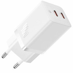 Ładowarka Sieciowa Baseus GaN5 Pro 40W 2xUSB-C, Biała