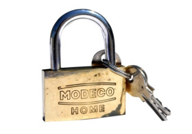 Kłódka mosiężna 40mm LOCK MN-02-140 /12szt/