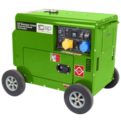 Generator, 5kW, wyjście: 110/230V ac, fazy: Układ jednofazowy, pojemność: 16L