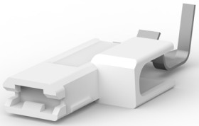 Insulated flat plug sleeve, 4.75 x 0.51 mm, 0.82 to 2.08 mm², AWG 18 to 14, brass, tin-plated, natural, 521597-2