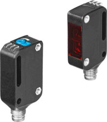 Czujniki fotoelektryczne w obudowie prostokątnej Festo NPN/PNP zakres 12 m
