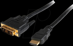 HDDVIMM2M Cable HDMI male to DVI-D male, 2m