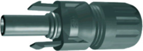 MC4 jack, 2.5 mm², cable Ø 5 to 6 mm, 1 kV, 22.5 A, 32.0010P0001-UR