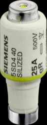 SILIZED fuse DIV/R1 1/4, 80 A, F, 500 V (DC), 5SD510