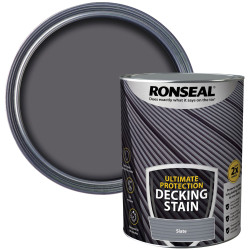 Ronseal 39123 Ultimate Protection Decking Stain Slate 5 litre