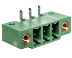 Gniazdo pinowe do płytek drukowanych 3P 160V 8A raster 3,8mm zielone MC 1,5/ 3-GF-3,81 1827871 /250szt./