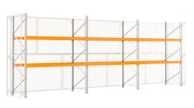 System półek, kolor Galwanizowany, materiał: Blacha stalowa, Manorga