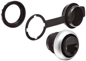 M22-RJ45-SA gniazdo komputerowe RJ45 kat. 5e montaż przykręcany na panel 107413