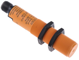 Czujnik zbliżeniowy M18 Pojemnościowy 30 mm ifm electronic Niewpuszczany 10 → 30 V DC długość 92.5mm Gwintowany