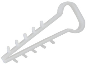 Uchwyt kablowy owalny wbijany (2x1,5-2x2,5) USP-1 /100szt./