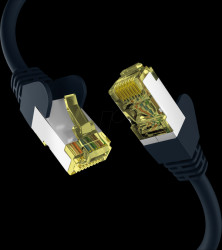 EC020200044 Patch cable, Cat.6a, S/FTP PiMF, 30 m, black