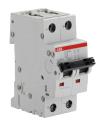 Wyłącznik nadprądowy MCB, Typ C, 2-biegunowy, 2A, 440V, 500V, na szynę DIN, ABB S202M-C2UC2A, S200MUC