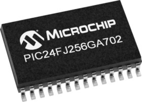 Mikrokontroler Microchip PIC24 SOIC 28-pinowy Montaż powierzchniowy 32 bit CPU 256 kB 32bit CAN: 32MHz RAM:16 kB