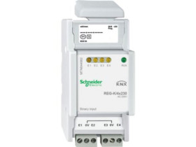 KNX Wejście binarne REG-K 4x 230 V 12 mA AC jasnoszary MTN644992 SCHNEIDER ELECTRIC