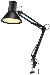 Lampa LED z zaciskiem Renkforce RF-5846468 9 W czarny 900 lm