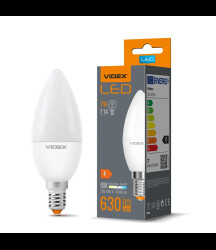 LED Żarówka VIDEX E14 C37 7W NW