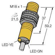 Fotokomórka odbiciowa Turck S18AW3LP 3032727 1 szt.