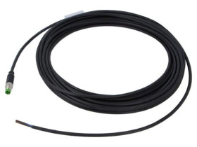 7000-08001-6301000 Kabel: do czujników/automatyki M8 3-PIN proste 10m wtyk 60VDC
