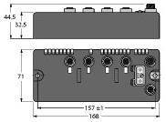 Rozdzielacz czujnik / element wykonawczy, aktywny Turck BLCCO-4M12L-2AI-PT-2AI-PT 6811308 1 szt.
