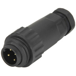 Weipu 814088 WA22 Bullet Connector Socket 6&#x2B;PE Pins Screw Locking