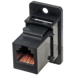 TUK Ltd KCK66Bpm RJ12 6p6c Low Profile Panel Mount Coupler