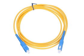 Patchcord Jednomodowy, Simplex, G652D, 3mm, 1m Extralink SC/UPC-SC/UPC