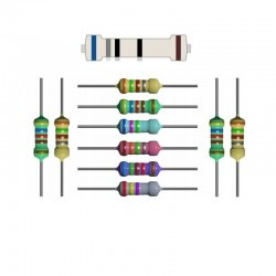 10x rezystor 680 Ohm tolerancja 1% moc 1/4W 680R